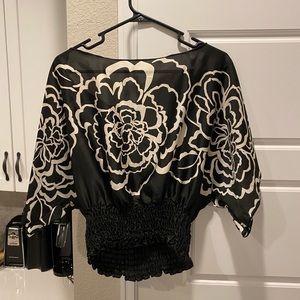 Body Central Flower Crop Top
